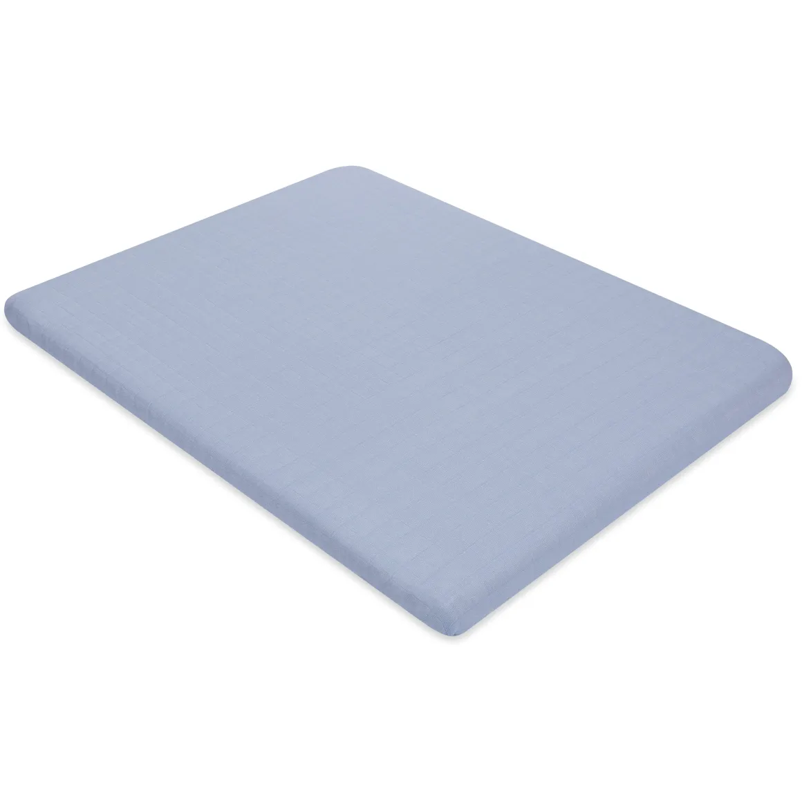 Babyletto All-Stages Midi Crib Sheet in GOTS Certified Organic Muslin Cotton - Dewdrop