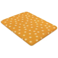 Babyletto All-Stages Midi Crib Sheet in GOTS Certified Organic Muslin Cotton - Golden Hour