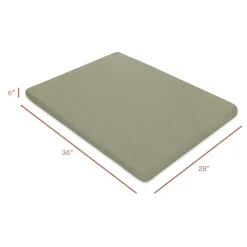 Babyletto All-Stages Midi Crib Sheet in GOTS Certified Organic Muslin Cotton - Matcha
