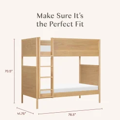 Babyletto Bondi Convertible Bunk Bed - Honey
