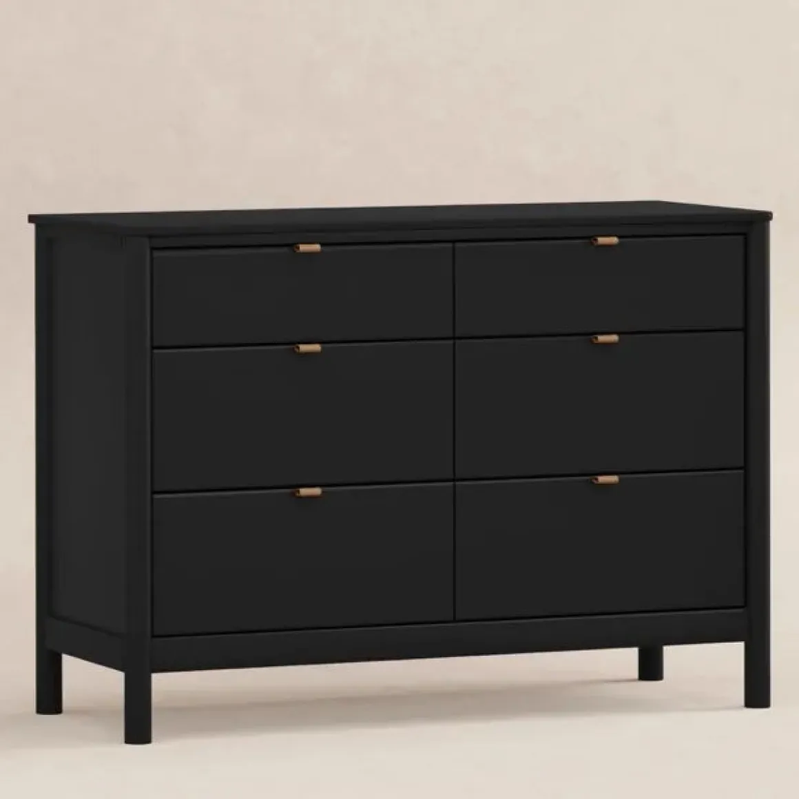 Babyletto Bondi 6-Drawer Assembled Dresser - Black