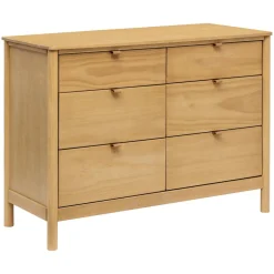 Babyletto Bondi 6-Drawer Assembled Dresser - Honey