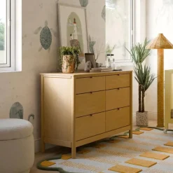 Babyletto Bondi 6-Drawer Assembled Dresser - Honey