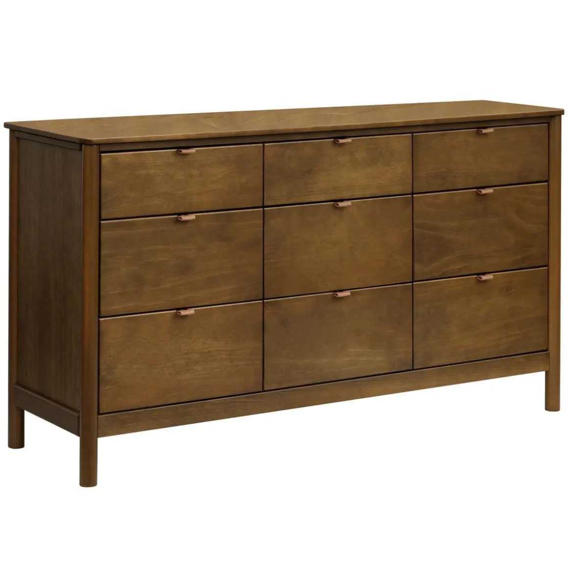 Babyletto Bondi 9-Drawer Assembled Dresser - Natural Walnut