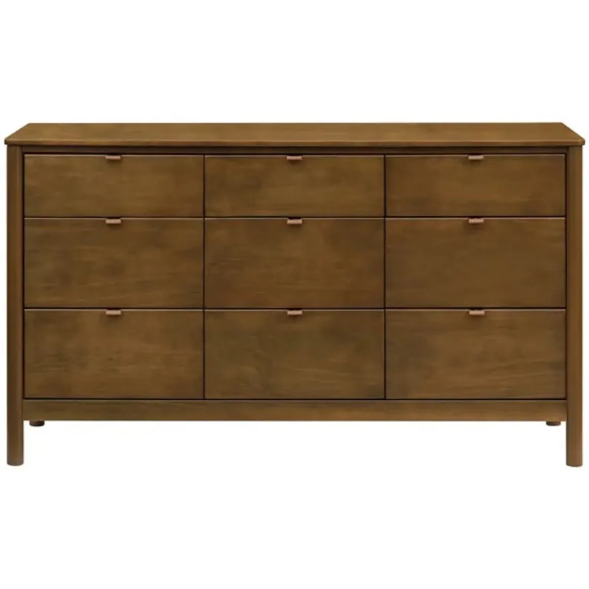 Babyletto Bondi 9-Drawer Assembled Dresser - Natural Walnut