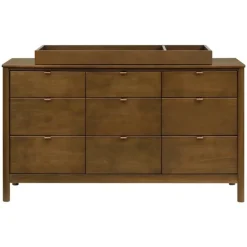 Babyletto Bondi 9-Drawer Assembled Dresser - Natural Walnut