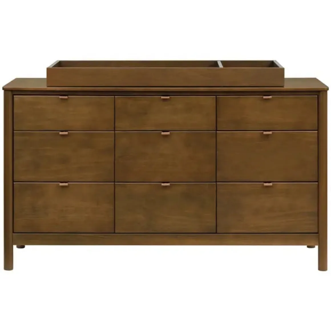 Babyletto Bondi 9-Drawer Assembled Dresser - Natural Walnut