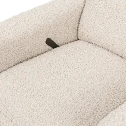 Babyletto Cali Flange Gliding Swivel Recliner - Almond Teddy Loop