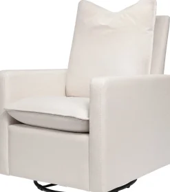 Babyletto Cali Pillowback Swivel Glider - Performance Cream Eco-Weave