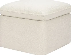 Babyletto Cali Storage Ottoman - Ivory Boucle