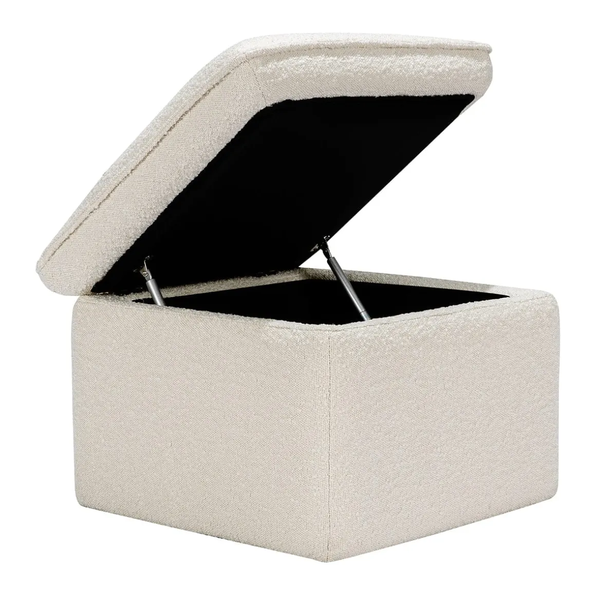 Babyletto Cali Storage Ottoman - Ivory Boucle