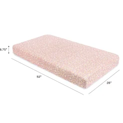 Babyletto Crib Sheet in GOTS Certified Organic Muslin Cotton-Daisy