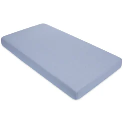 Babyletto Crib Sheet in GOTS Certified Organic Muslin Cotton-Dewdrop