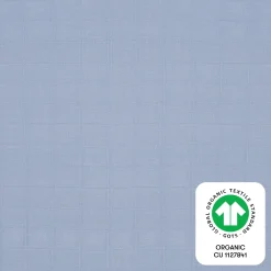 Babyletto Crib Sheet in GOTS Certified Organic Muslin Cotton-Dewdrop