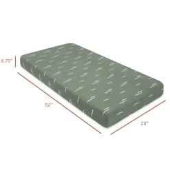 Babyletto Crib Sheet in GOTS Certified Organic Muslin Cotton-Ocean Waves