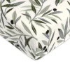 Babyletto Crib Sheet in GOTS Certified Organic Muslin Cotton-Olive Branches