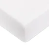 Babyletto Crib Sheet in GOTS Certified Organic Muslin Cotton-White