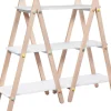 BabyLetto Dottie Bookcase In White and Washed Natural Finish