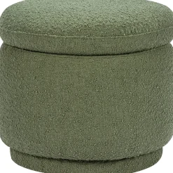 Babyletto Enoki Storage Ottoman - Olive Boucle