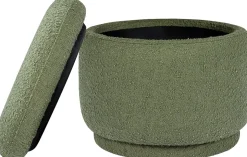 Babyletto Enoki Storage Ottoman - Olive Boucle