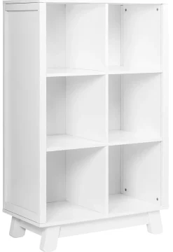 Babyletto Hudson Cubby Bookcase - White