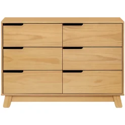 Babyletto Hudson 6-Drawer Assembled Double Dresser - Honey