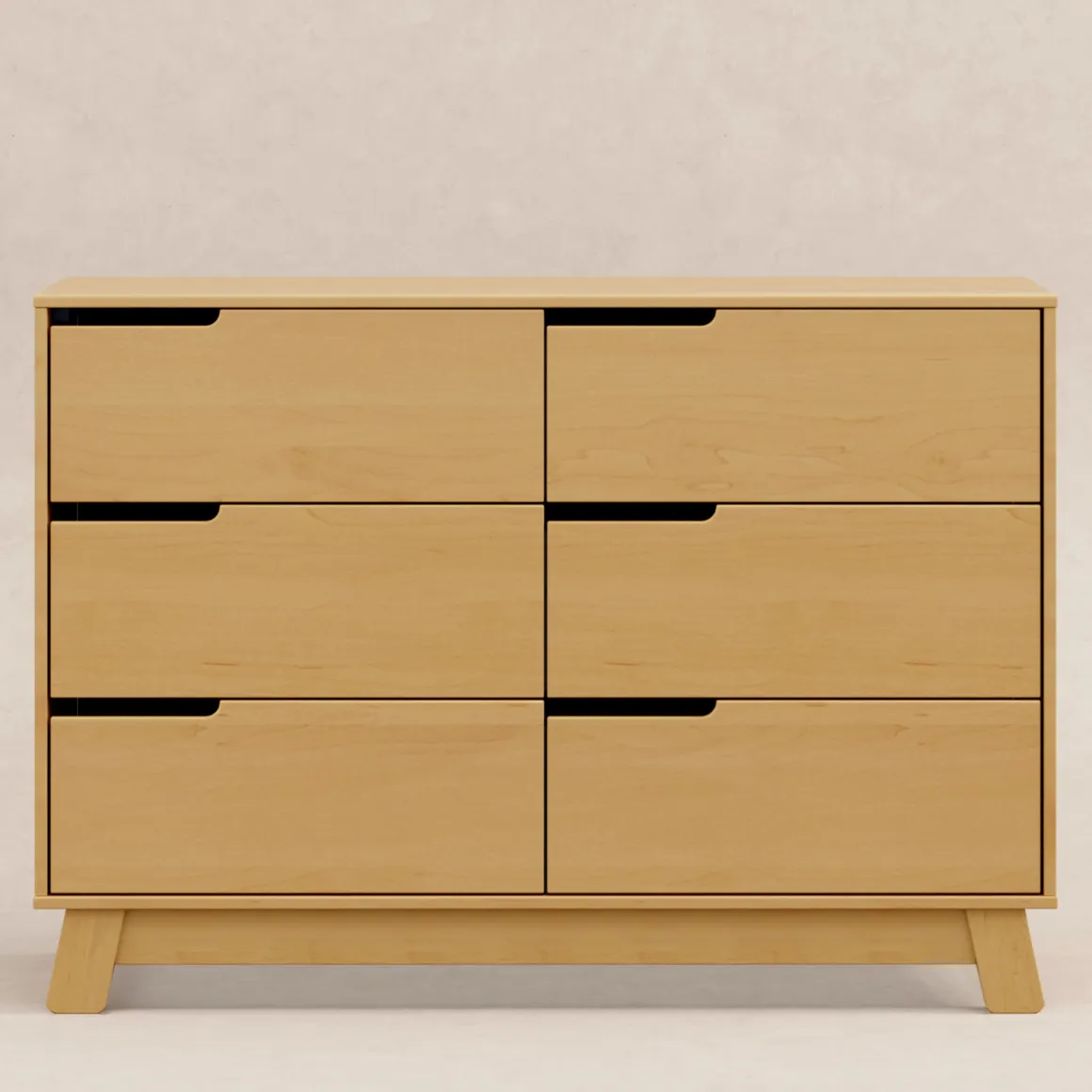 Babyletto Hudson 6-Drawer Assembled Double Dresser - Honey
