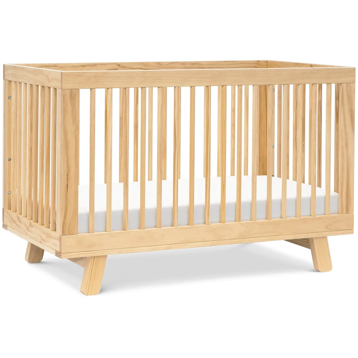 Babyletto Hudson 3-in-1 Convertible Crib with Toddler Bed Conversion Kit - Natural