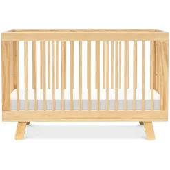 Babyletto Hudson 3-in-1 Convertible Crib with Toddler Bed Conversion Kit - Natural