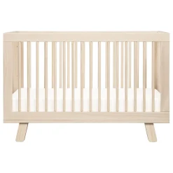 Babyletto Hudson 3-in-1 Convertible Crib with Toddler Bed Conversion Kit - Washed Natural