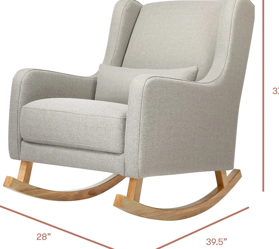 Babyletto Kai Rocker - Performance Grey Eco-Twill w/ Light Legs