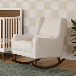 Babyletto Kai Rocker - Performance Natural Eco-Twill w/ Dark Legs