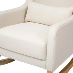 Babyletto Kai Rocker - Performance Natural Eco-Twill w/ Light Legs
