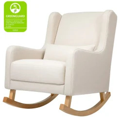 Babyletto Kai Rocker - Performance Natural Eco-Twill w/ Light Legs