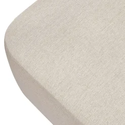 Babyletto Kiwi Gliding Ottoman - Performance Beach Eco-Weave w/ Light Wood Base