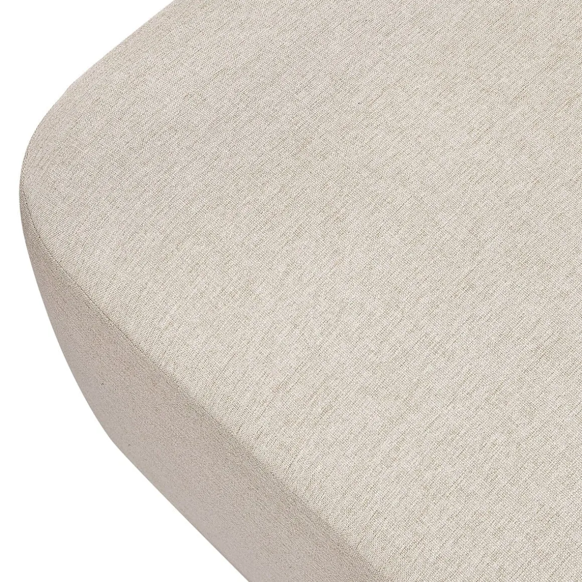 Babyletto Kiwi Gliding Ottoman - Performance Beach Eco-Weave w/ Light Wood Base