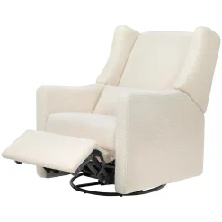 Babyletto Kiwi Recliner and Swivel Glider - Performance Ivory Boucle