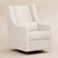 Babyletto Kiwi Recliner and Swivel Glider - Performance Ivory Boucle