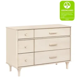 Babyletto Lolly 6-Drawer Assembled Double Dresser - Washed Natural