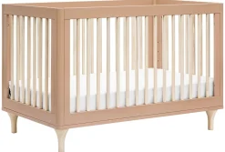 Babyletto Lolly 3-In-1 Convertible Crib with Toddler Bed Conversion Kit - Canyon/Washed Natural