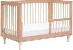 Babyletto Lolly 3-In-1 Convertible Crib with Toddler Bed Conversion Kit - Canyon/Washed Natural