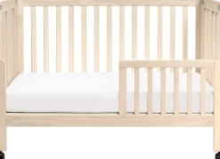 Babyletto Maki Full-Size Portable Folding Crib w/Toddler Bed Conversion Kit - Washed Natural