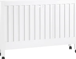 Babyletto Maki Full-Size Portable Folding Crib w/Toddler Bed Conversion Kit - White