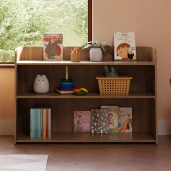 Babyletto Melo Montessori-Inspired Bookcase - Natural Walnut