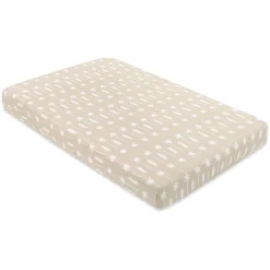 Babyletto Mini Crib Sheet in GOTS Certified Organic Muslin Cotton - Beach Bum