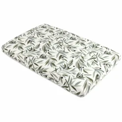 Babyletto Mini Crib Sheet in GOTS Certified Organic Muslin Cotton - Olive Branches