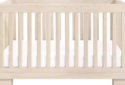 Babyletto Modo 3-in-1 Convertible Crib w/Toddler Bed Conversion Kit - Washed Natural