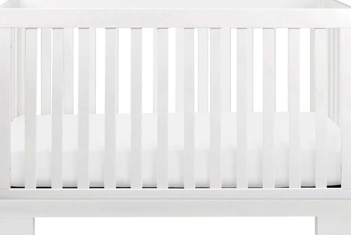 Babyletto Modo 3-in-1 Convertible Crib w/Toddler Bed Conversion Kit - White