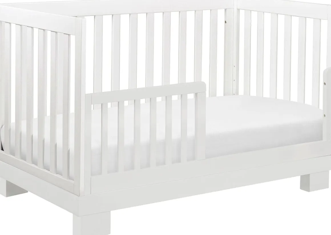 Babyletto Modo 3-in-1 Convertible Crib w/Toddler Bed Conversion Kit - White