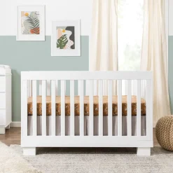 Babyletto Modo 3-in-1 Convertible Crib w/Toddler Bed Conversion Kit - White